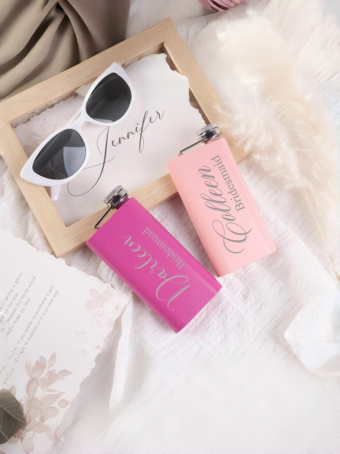 Personalized Laser-Engraved Hip Flask
